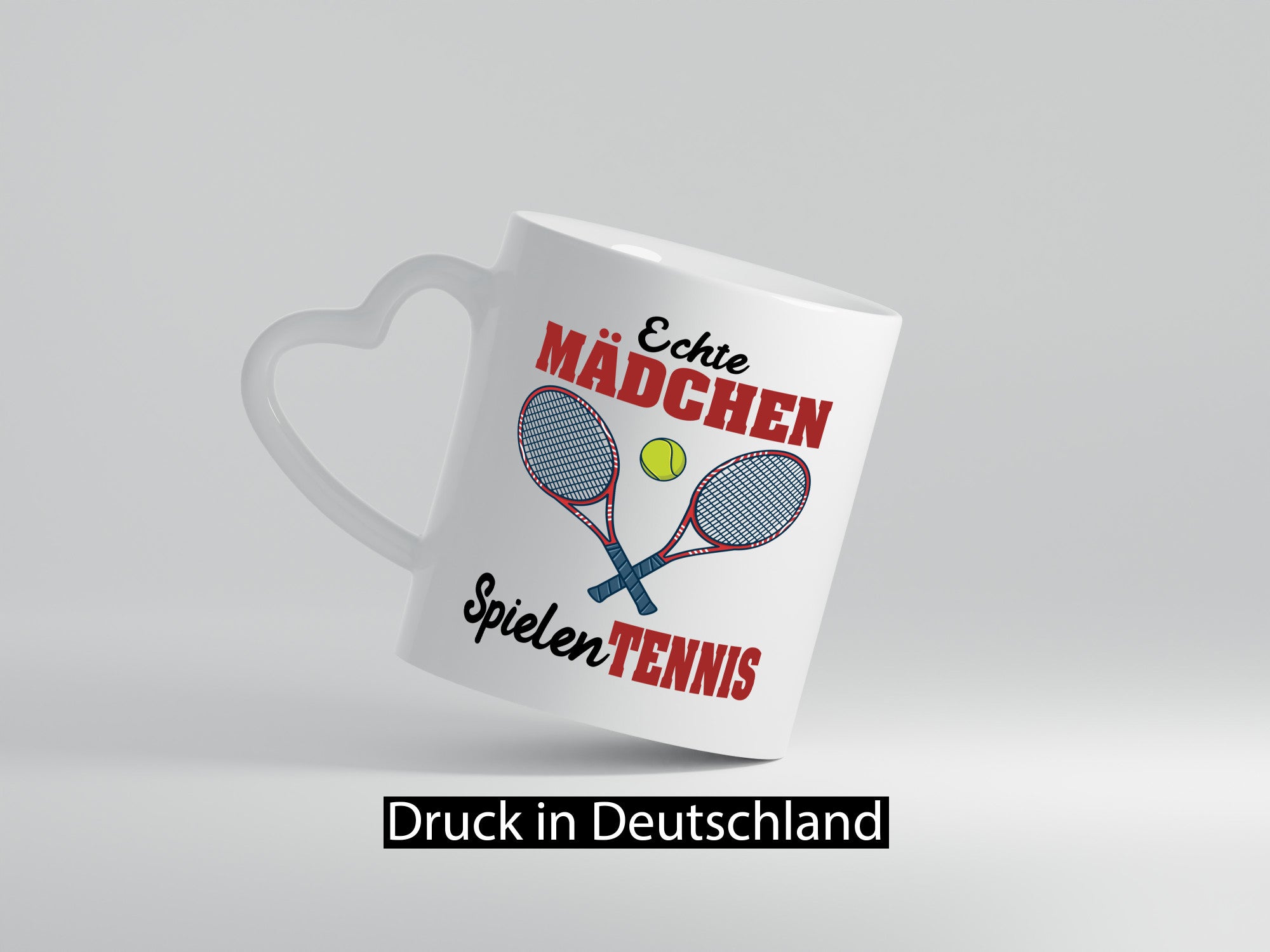 Echte Mädchen Spielen Tennis | Sport Geschenkidee Humor Tasse