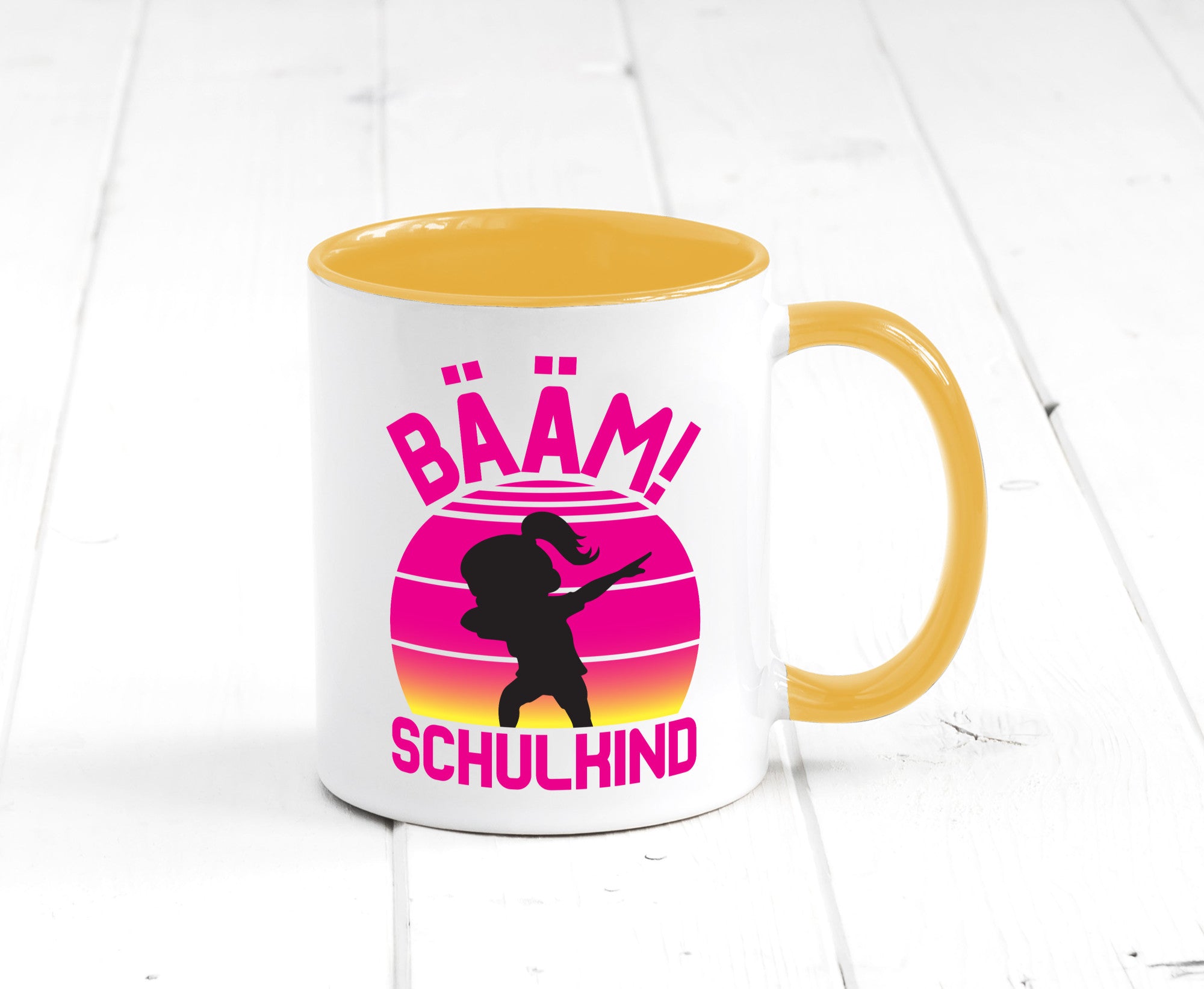 Bääm Schulkind | Einschuldung Schulanfang Geschenkidee Humor Tasse