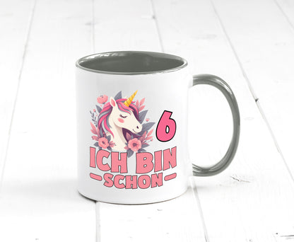 6. Geburtstag | 6 Jahre Einhorn bin schon Mädchen Geschenk Geschenkidee