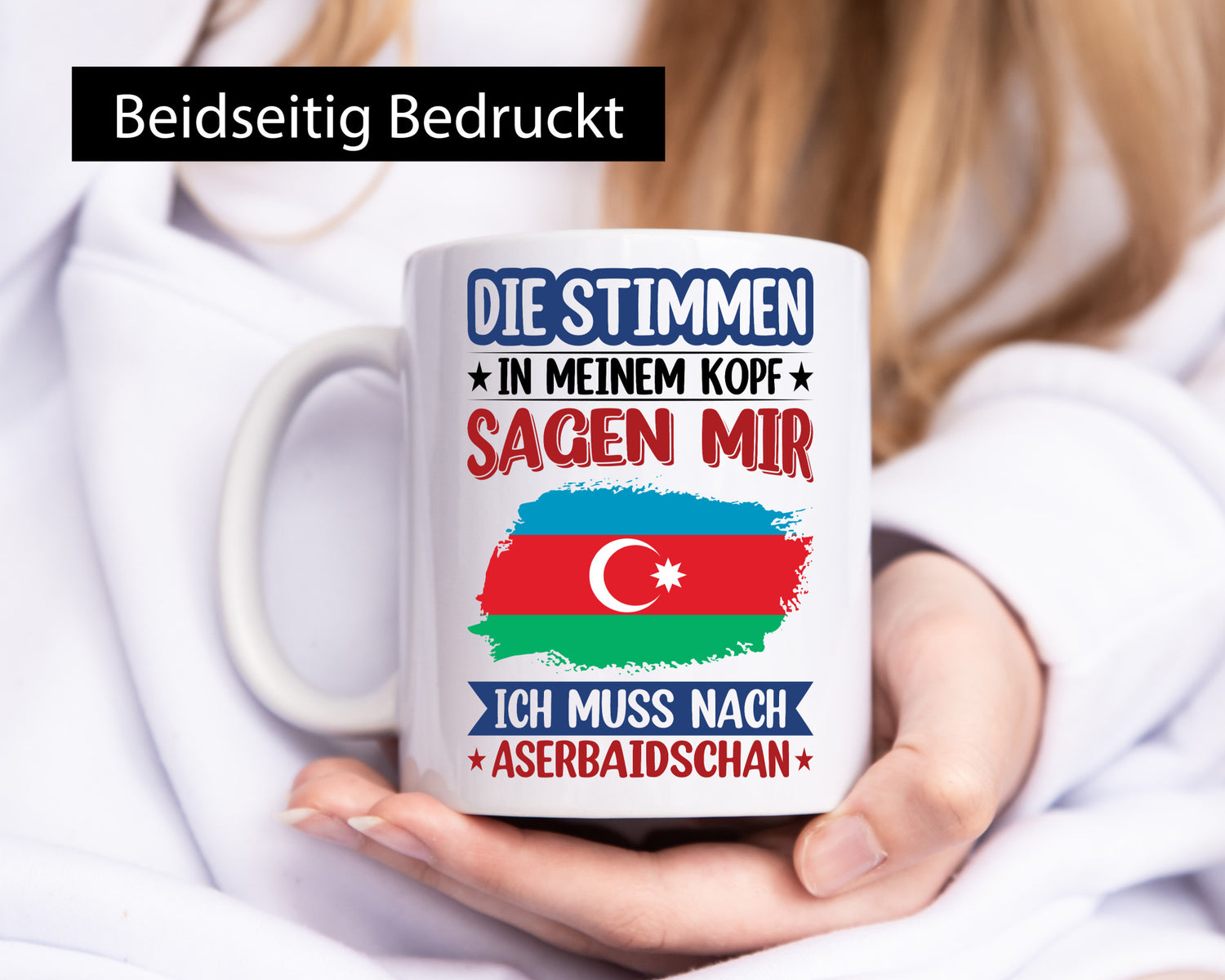 Aserbaidschan | Urlaub Stimmen in meinem Kopf Traumland lustiger Spruch