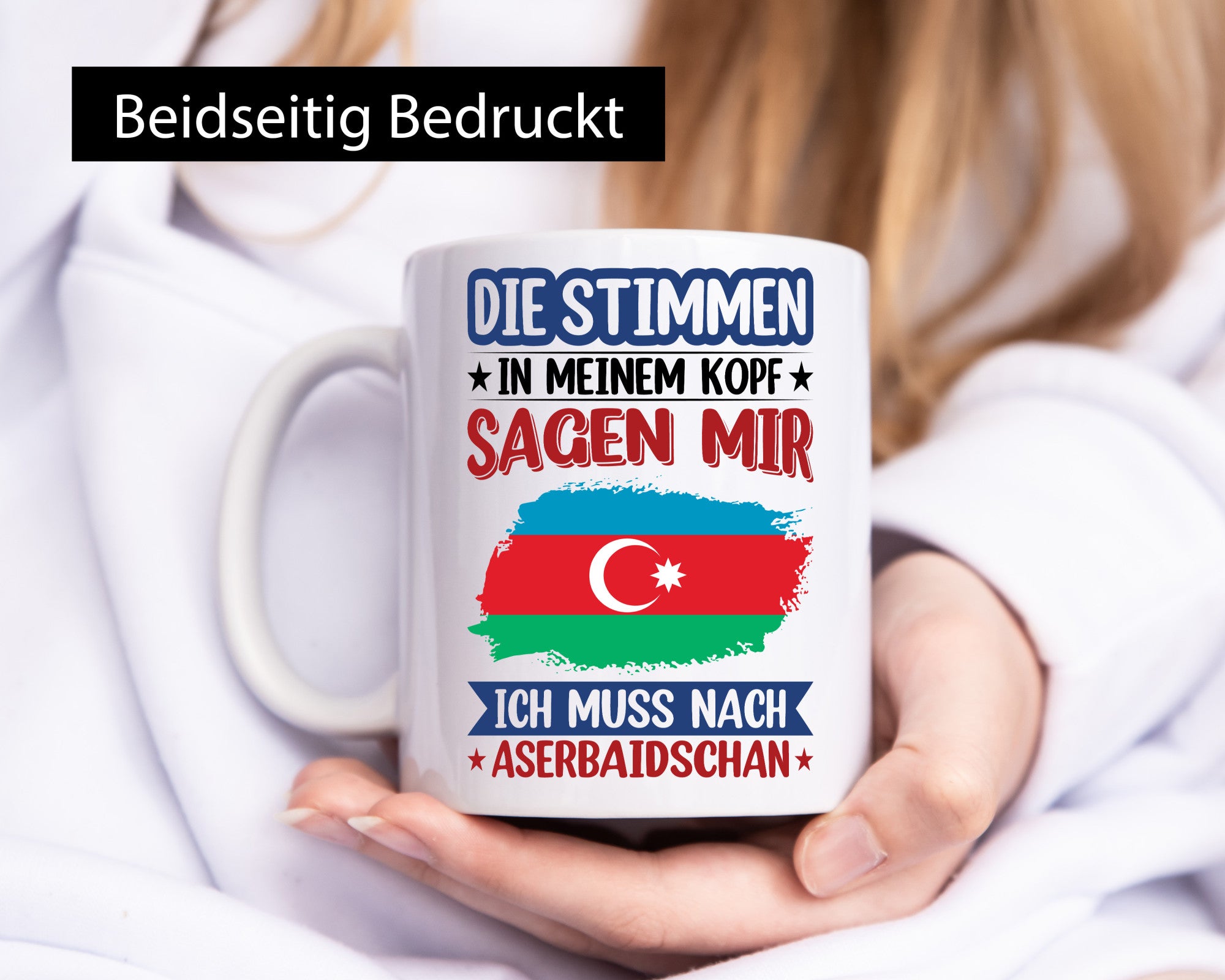 Aserbaidschan | Urlaub Stimmen in meinem Kopf Traumland lustiger Spruch