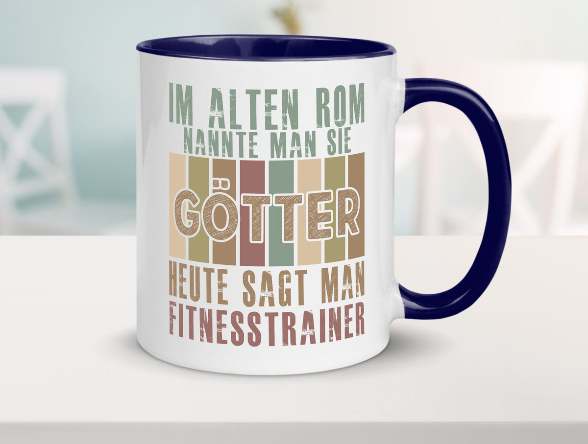 Heute sagt man: Fitnesstrainer | Personal Trainer Geschenkidee Humor Tasse