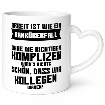 Arbeit | Kollegen Komplizen Jobwechsel Abschied Büro lustiger Spruch Geschenk