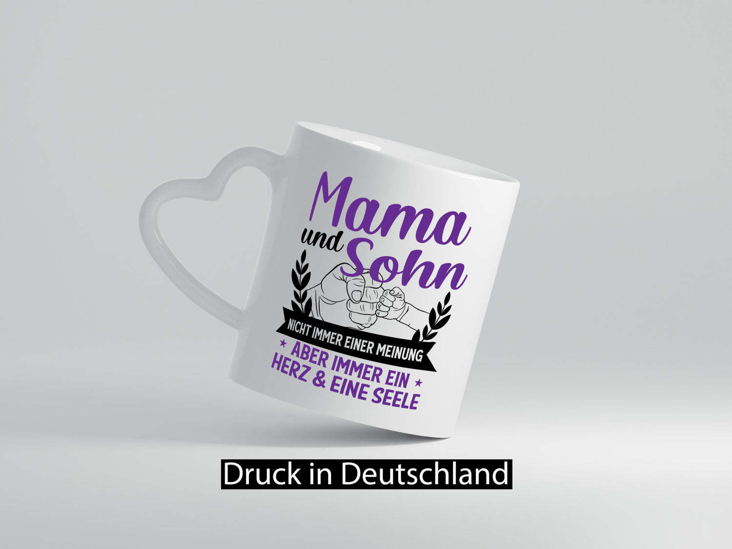Mom and Son, Heart &amp; Soul | Fists Certificate Funny Family Gift Idea