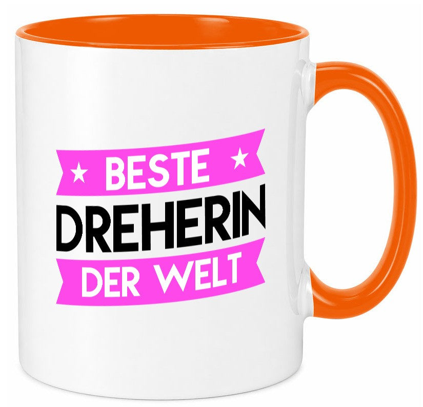 Beste Dreherin | Fräser Dreher lustiger Spruch Geschenk Humor Geschenkidee Tasse