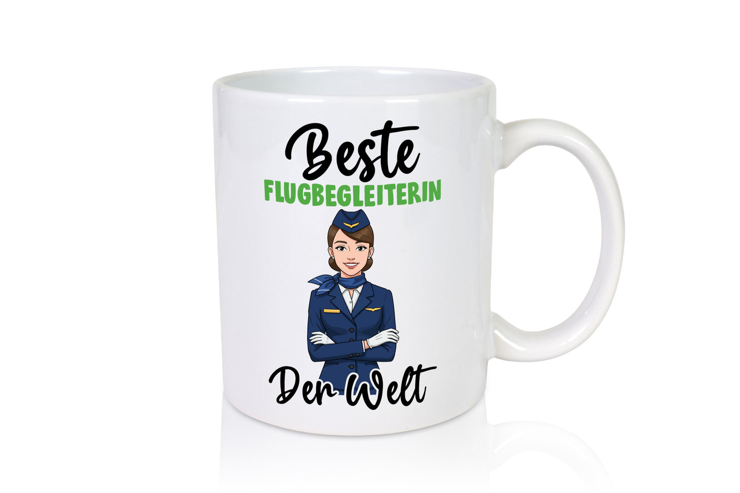 Beste Flugbegleiterin | Stewardess Flughafen v2 lustiger Spruch Geschenk Humor