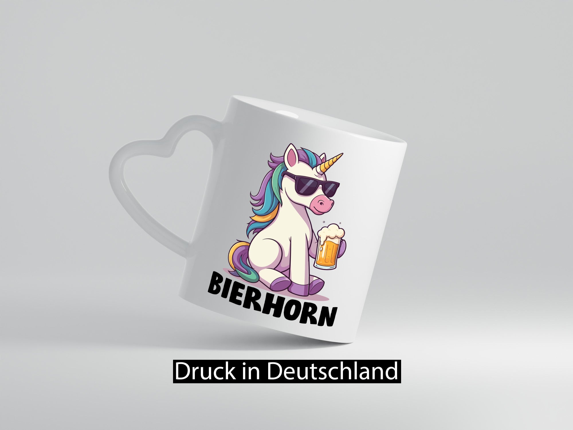 Bierhorn | Einhorn Bierliebhaber Geschenkidee Humor Tasse