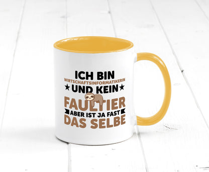 Ich bin kein Faultier: Wirtschaftsinformatikerin v2 lustig Tierliebhaber Humor