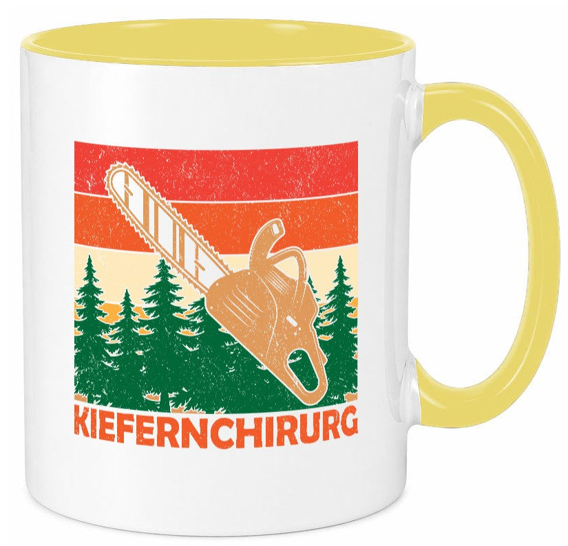 Kiefernchirurg | Kettensäge Waldarbeiter Holz Geschenk Arbeit Kollegen Büro Tasse