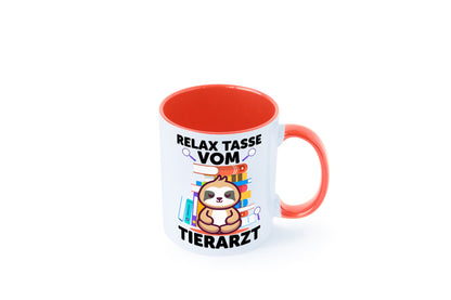 Relax Tasse: Tierarzt | Tiermedizin Mediziner Geschenkidee Tierliebhaber Humor