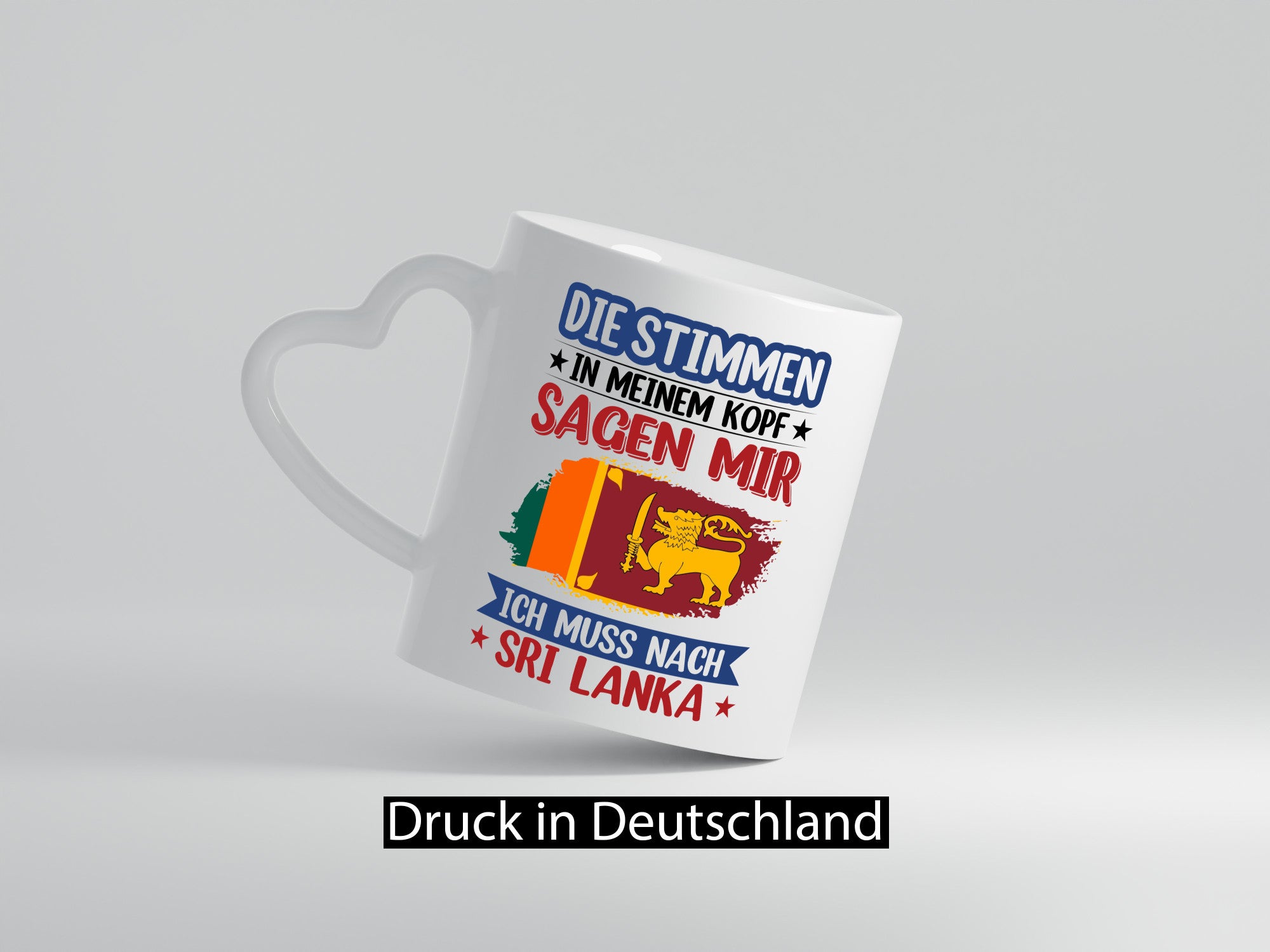 Sri Lanka | Urlaub Stimmen in meinem Kopf Traumland Geschenk Humor Geschenkidee