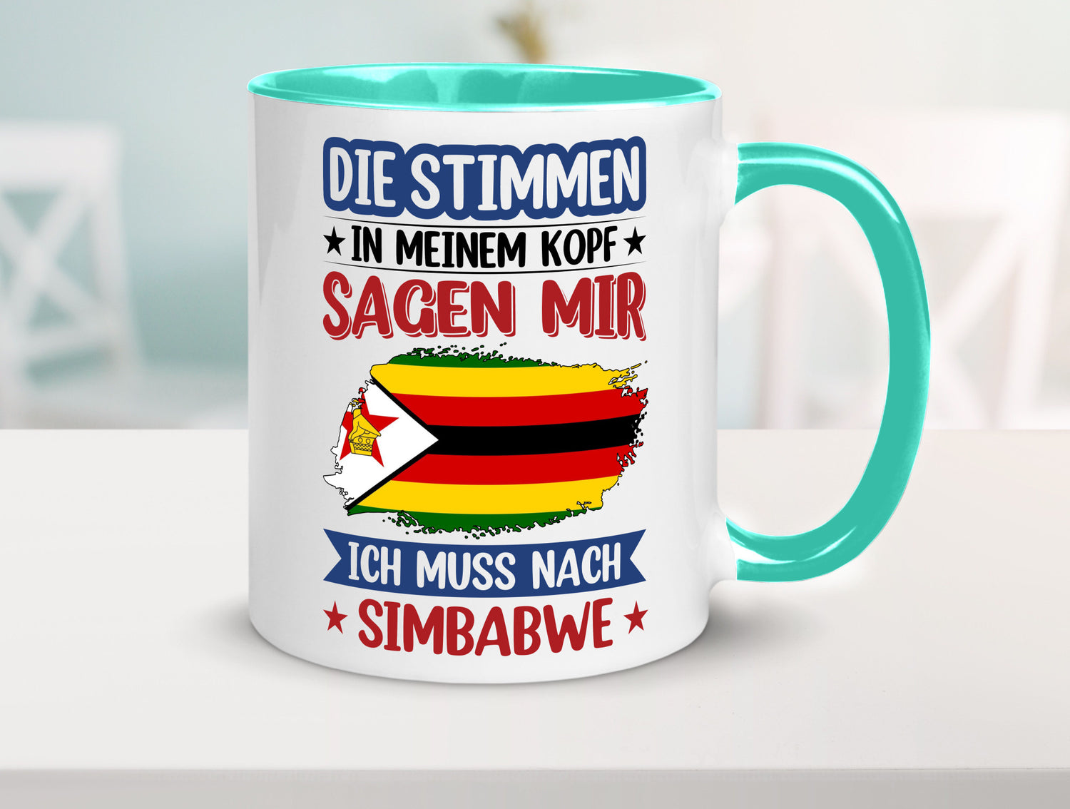 Simbabwe | Urlaub Stimmen in meinem Kopf Traumland v2 Geschenk Humor