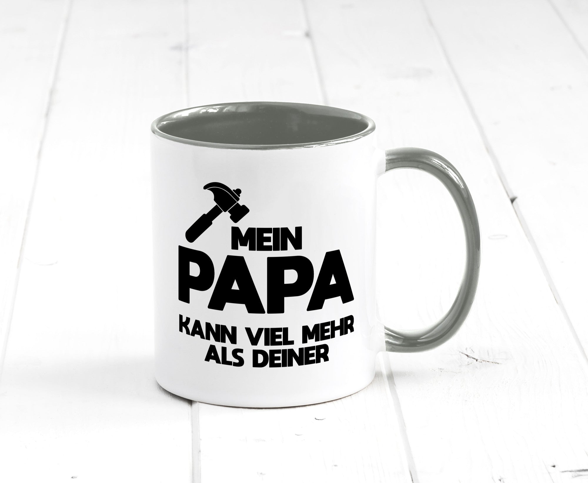 Mein papa kann viel mehr als deiner | Bester lustiger Spruch Geschenk Humor