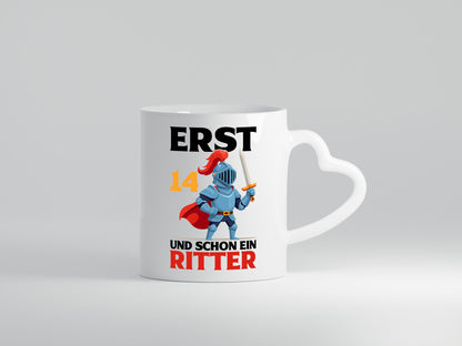 14. Geburtstag | 14 Jahre und schon ein Ritter Humor Geschenkidee Tasse