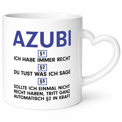 Ich habe immer Recht Azubi | Ausbildung Lehre Lehrling v2 lustiger Spruch