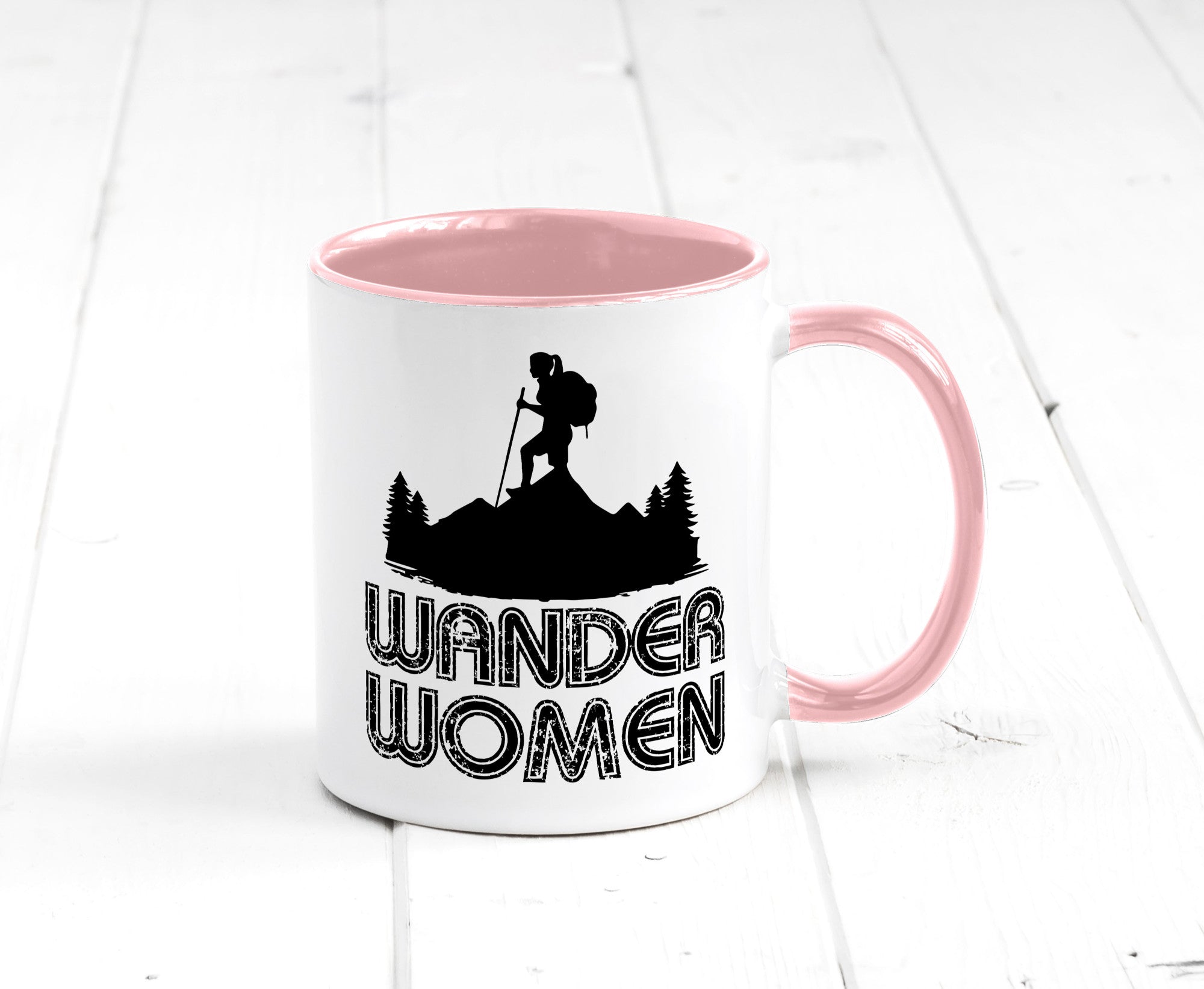 Wander Woman | Wandern Berge Geschenk Familie Geschenkidee lustiger Spruch Tasse