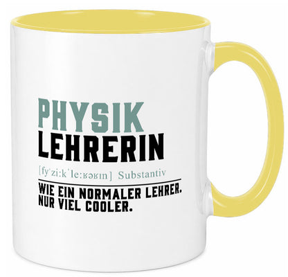 Physiklehrerin | Lehrerin Unterricht Lieblingslehrerin Geschenk Humor Tasse