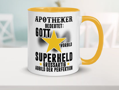Bedeutung von Apotheker | Apotheke Pharmazie Humor Geschenkidee Tasse