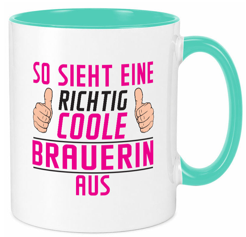 Richtig Coole Brauerin | Bier Brauerei Geschenk Humor Geschenkidee lustiger