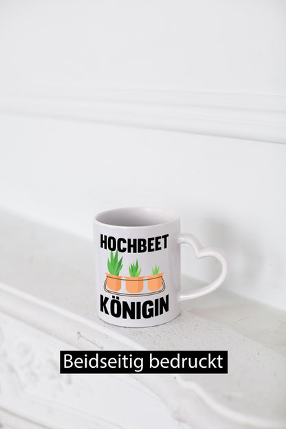 Hochbeetkönigin | Gartenarbeit Gärtnern Pflanze Geschenk Arbeit Kollegen Büro