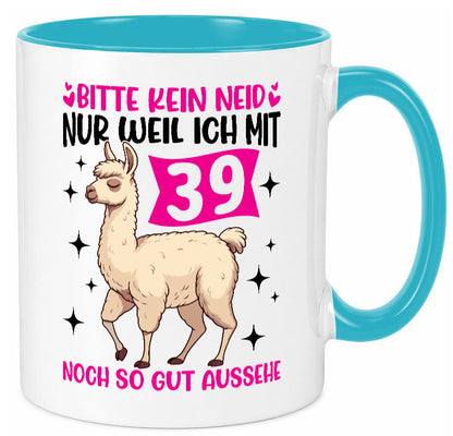 39. Geburtstag | 39 Jahre Lama gut aussehen Geschenk Geschenkidee lustiger