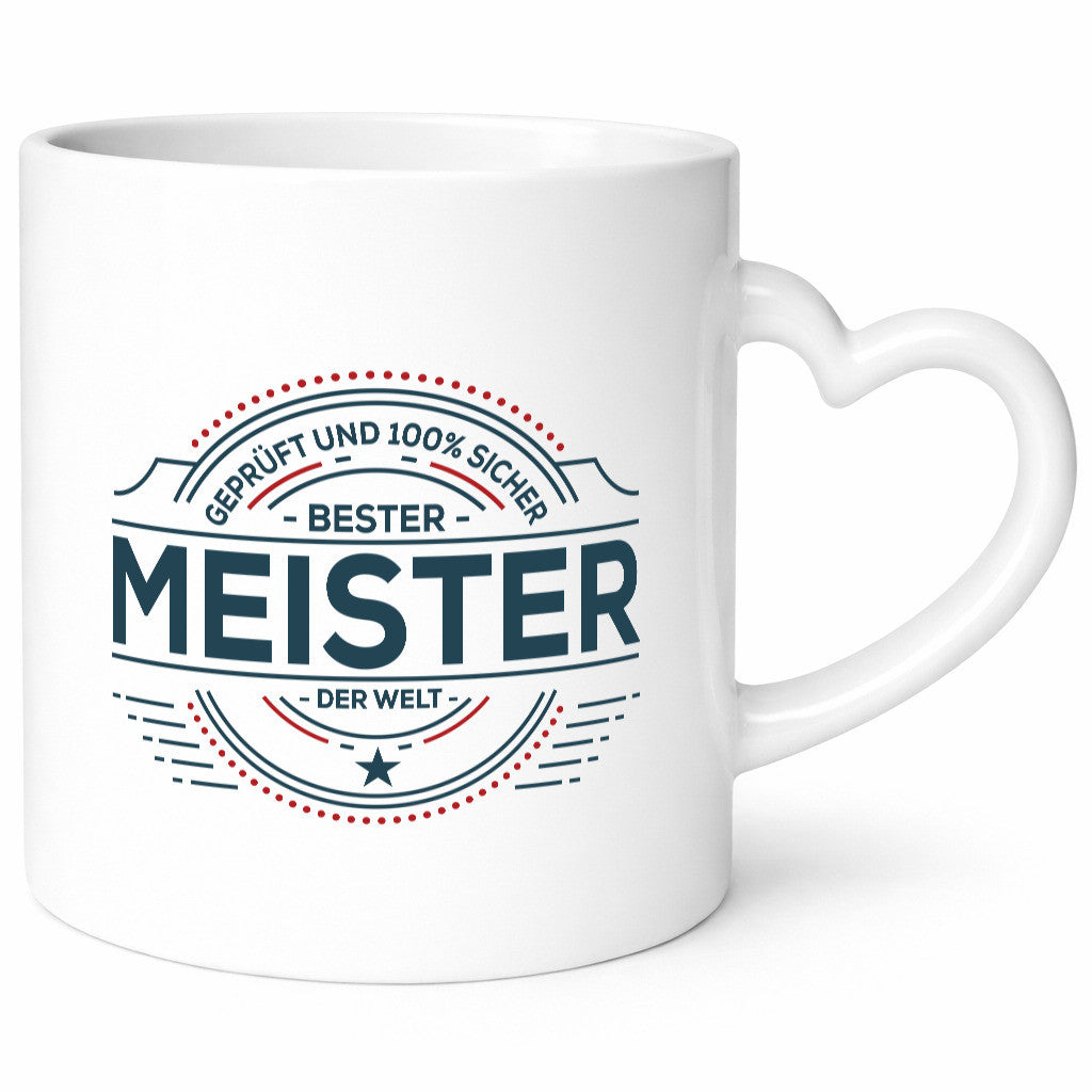 Geprüft und sicher: Meister | Meisterbrief Geschenk Humor Geschenkidee lustiger