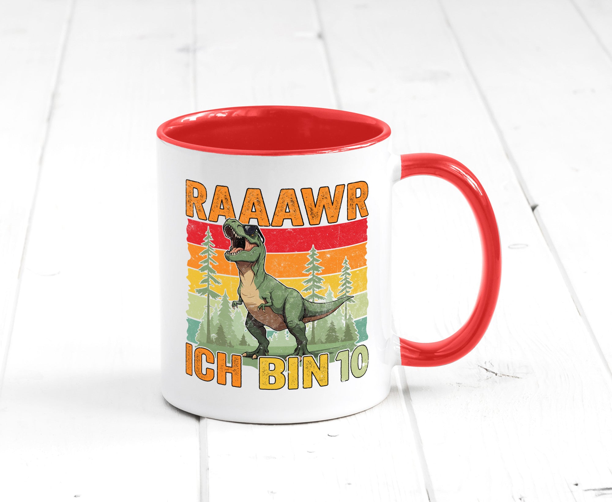 10. Geburtstag | 10 Jahre rarrrr ich bin Dinosaurier lustig Geschenkidee