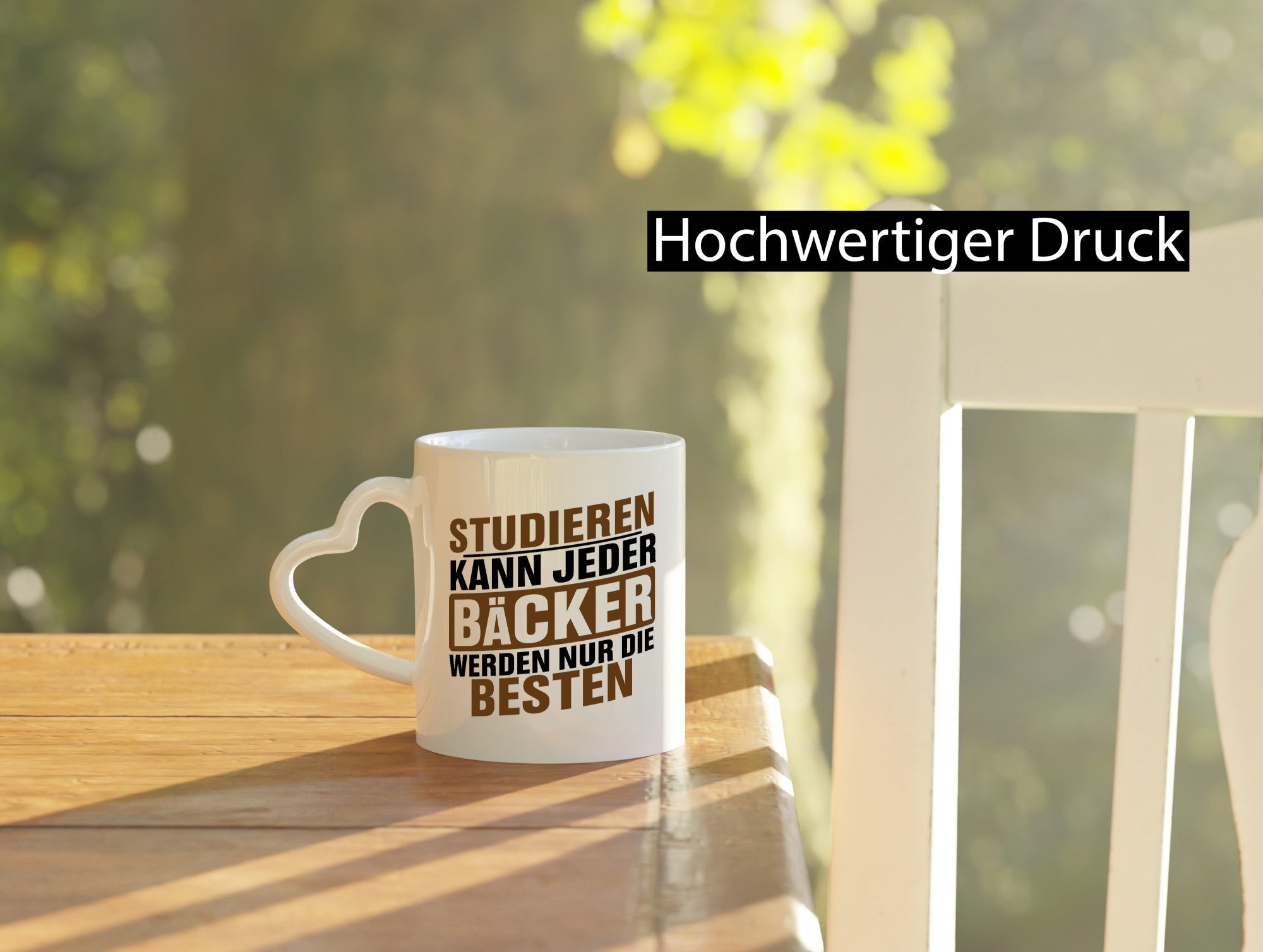 Studieren kann jeder Bäcker werden nur die Besten Geschenkidee Humor Tasse