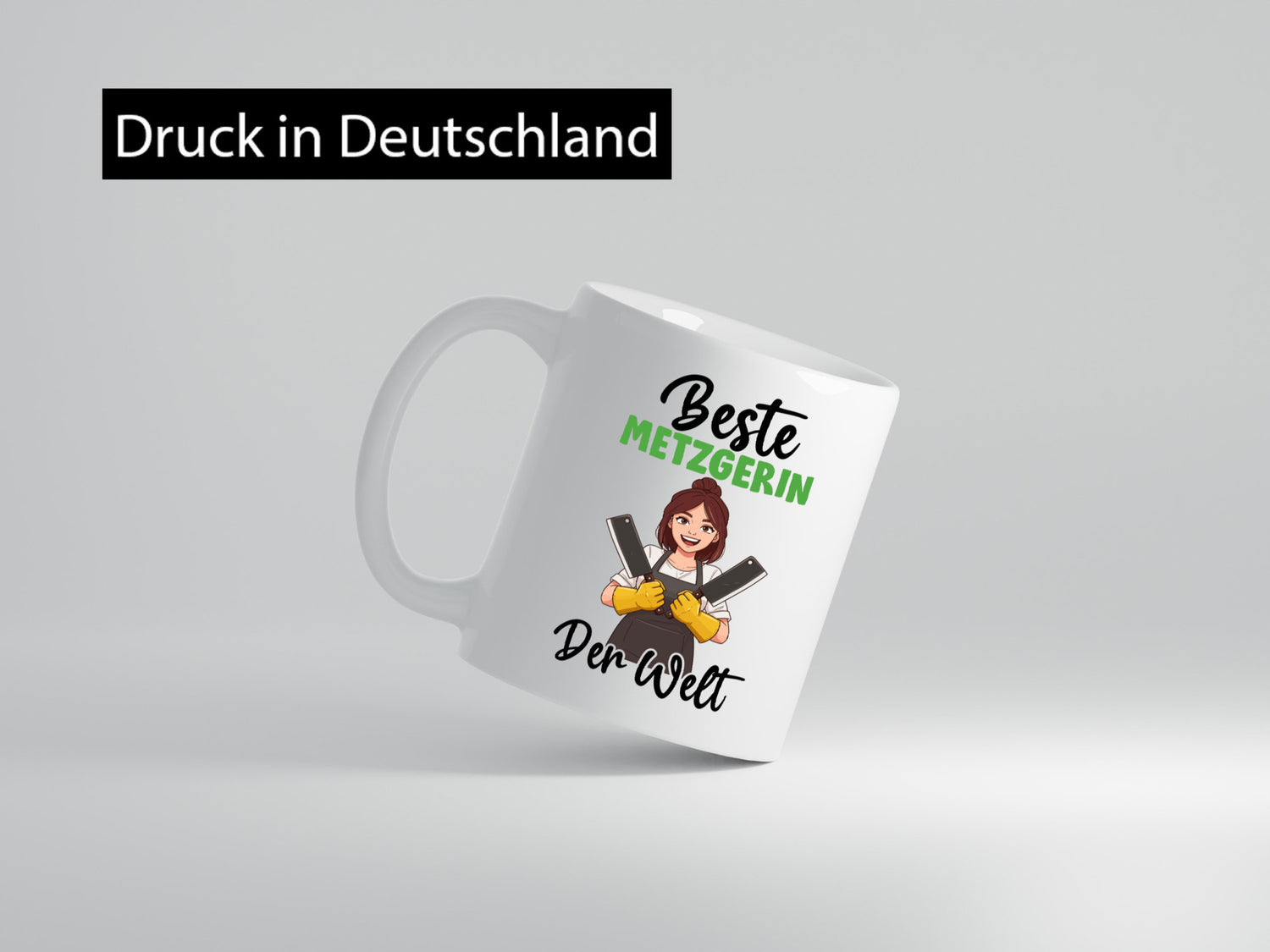 Beste Metzgerin | Fleischerin v2 lustig Humor Geschenkidee Geschenk Tasse