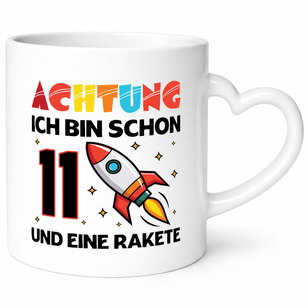 11. Geburtstag | Rakete Weltraum 11 Jahre Galaxy lustig Geschenkidee Geschenk