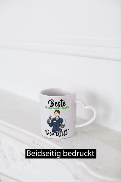 Beste Heizungsinstallateurin | Heizung v2 lustiger Spruch Geschenk Humor