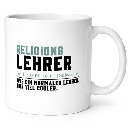 Religionslehrer | Lehrer Unterricht Lieblingslehrer Humor Geschenkidee Tasse