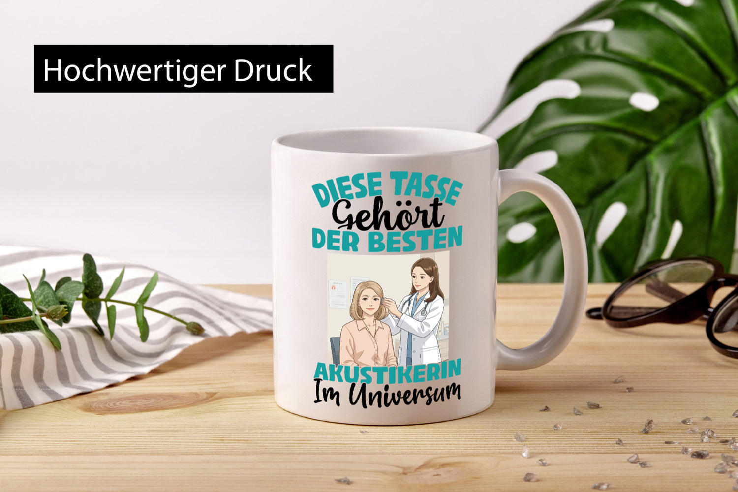 Im Universum: Akustikerin | Akustik Hörgeräteakustik Geschenk Humor