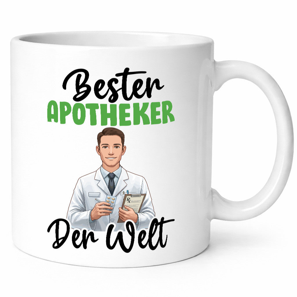 Bester Apotheker | Apotheke Pharmazie v2 Humor Geschenkidee Tasse
