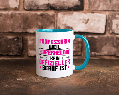 Superheldin Professorin | Uni Universität Geschenk Humor Geschenkidee lustiger