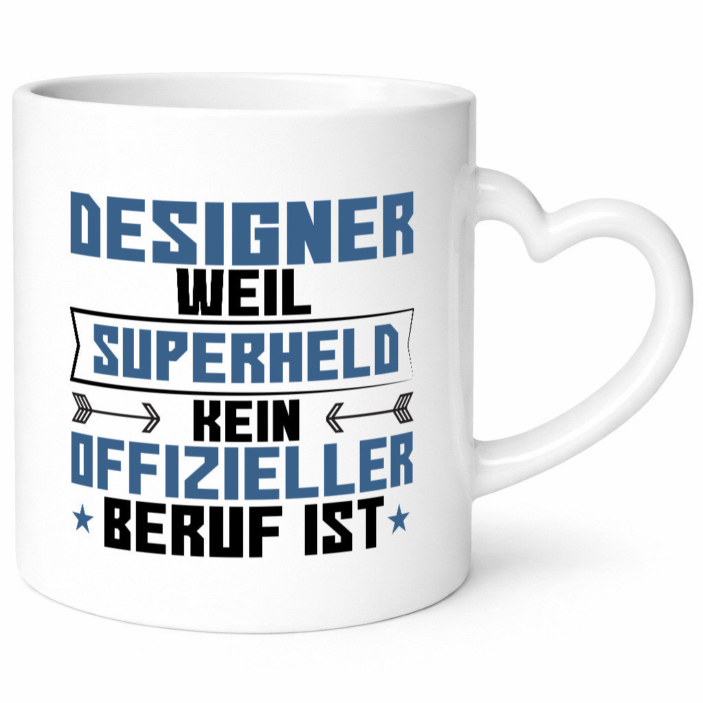 Superheld Designer Beruf | Mode Geschenk Arbeit Kollegen Büro lustiger Spruch