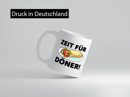 Zeit für Döner | Kebab Dönerladen v2 Geschenkidee Humor Tasse