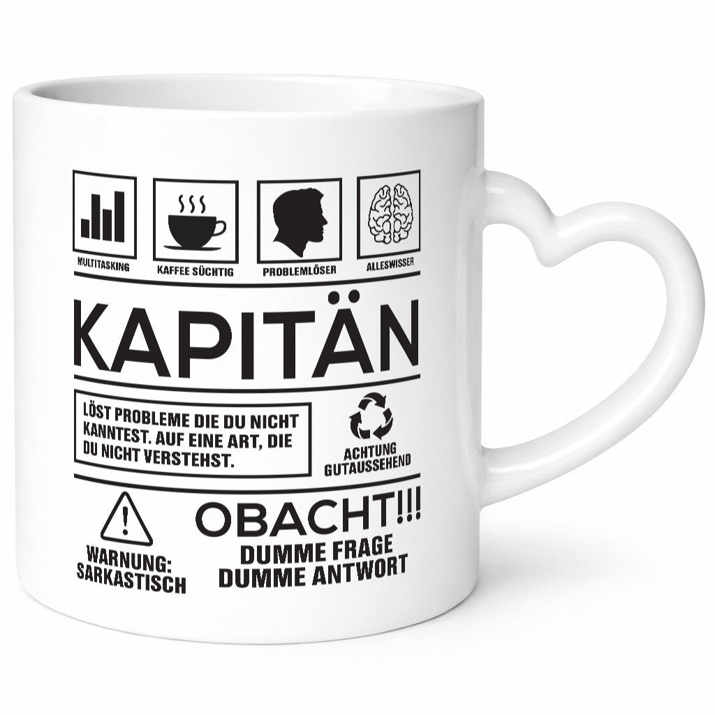 Achtung Probleme Kapitän | Schiffskapitän Schiff lustig Humor Geschenkidee
