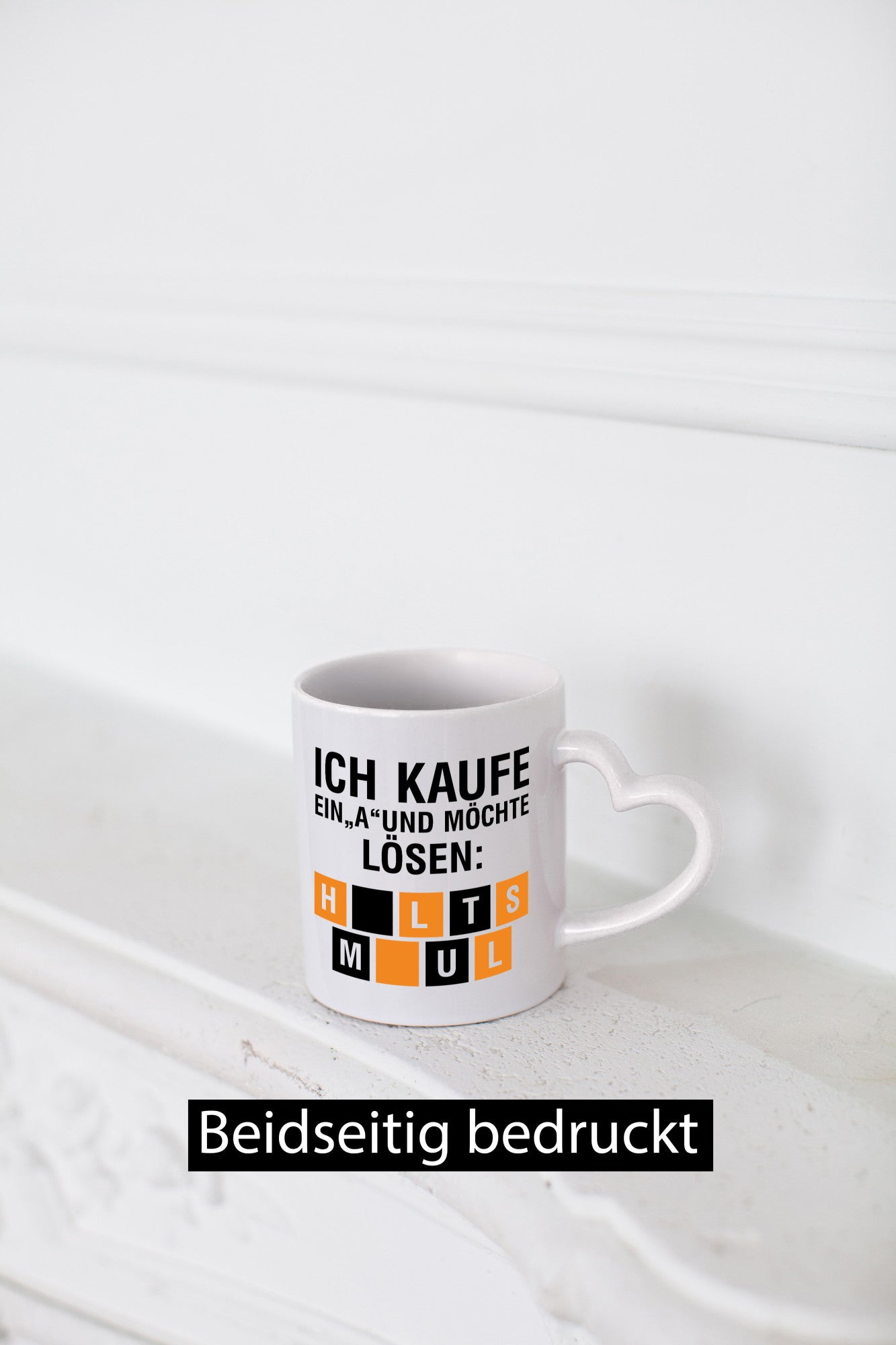 Ich kaufe ein A | Glücksrad Rätsel H*lts M*ul Spruch lustiger Geschenk Humor