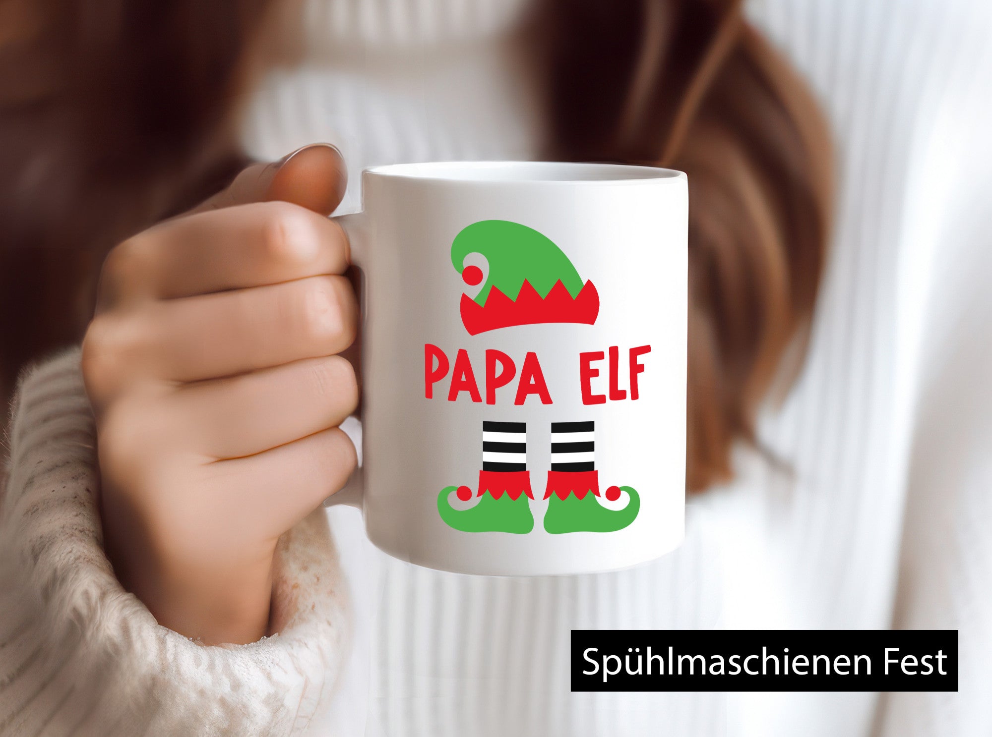 Weihnachtself | Weihnachten Papa Mütze Stiefel lustiger Spruch Geschenk Humor