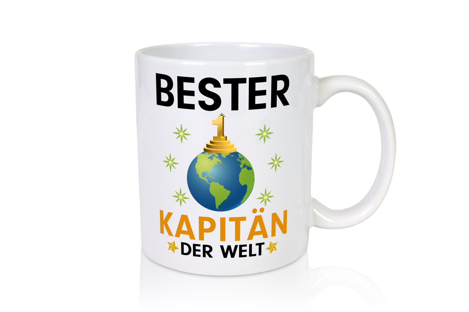 Welt Bester Kapitän | Schiffskapitän Schiff Geschenkidee Humor Tasse