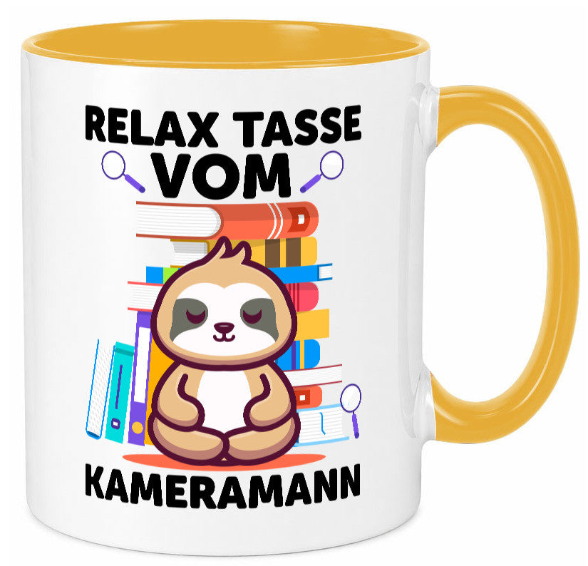 Relax Tasse: Kameramann | Kamera Humor Geschenkidee Tasse