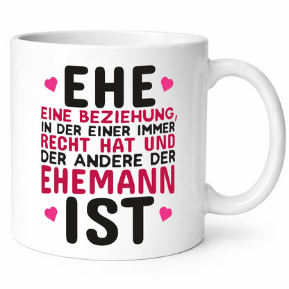 Ehepaar Spruch | Beziehung Tasse Ehemann Geschenk Humor Geschenkidee lustiger