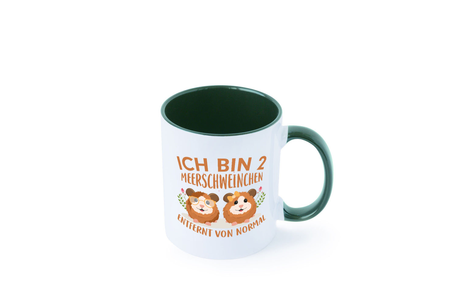 Zwei Meerschweinchen | Tierfreund Tasse Tier Liebe lustig Tierliebhaber Humor