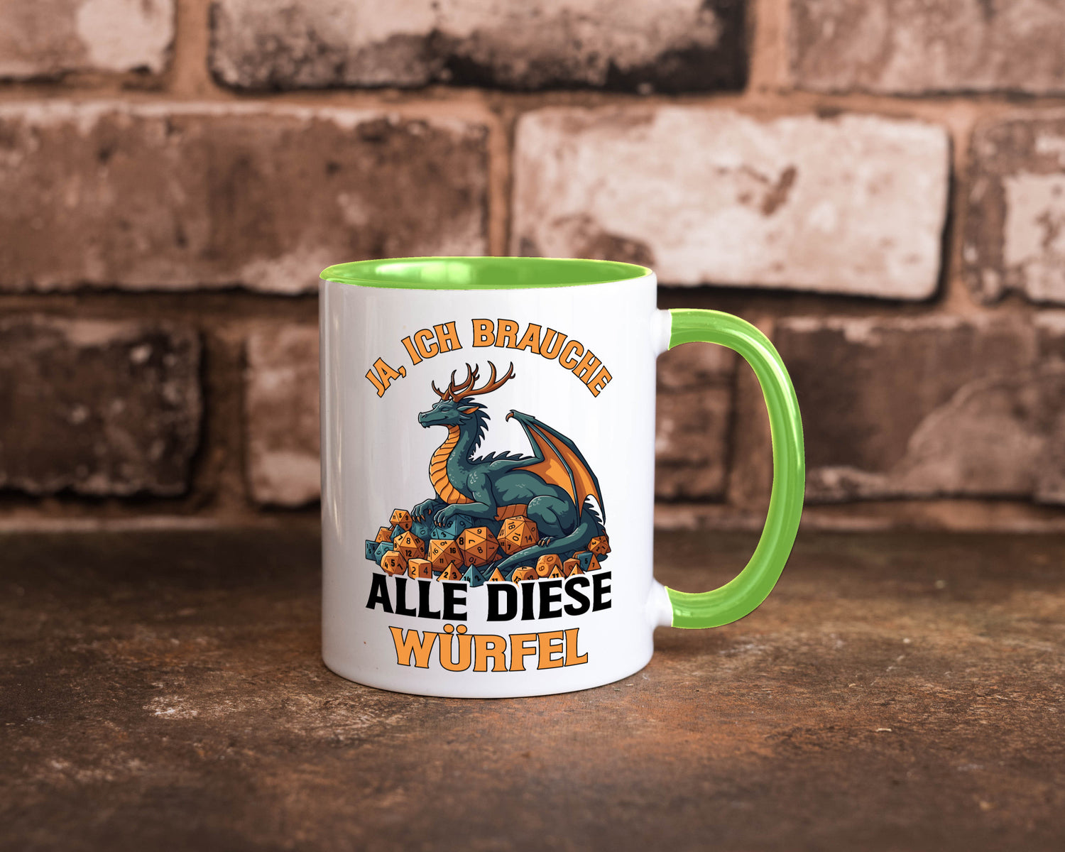 Ja ich brauche alle diese Würfel | Drache Rollenspiel v2 Geschenk Humor