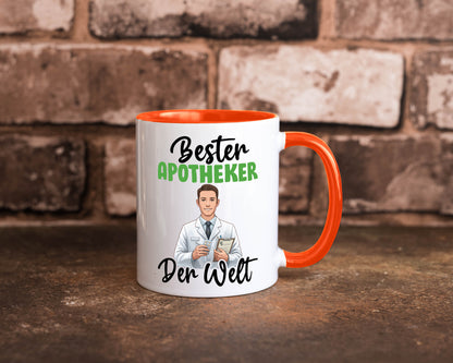Bester Apotheker | Apotheke Pharmazie v2 Humor Geschenkidee Tasse