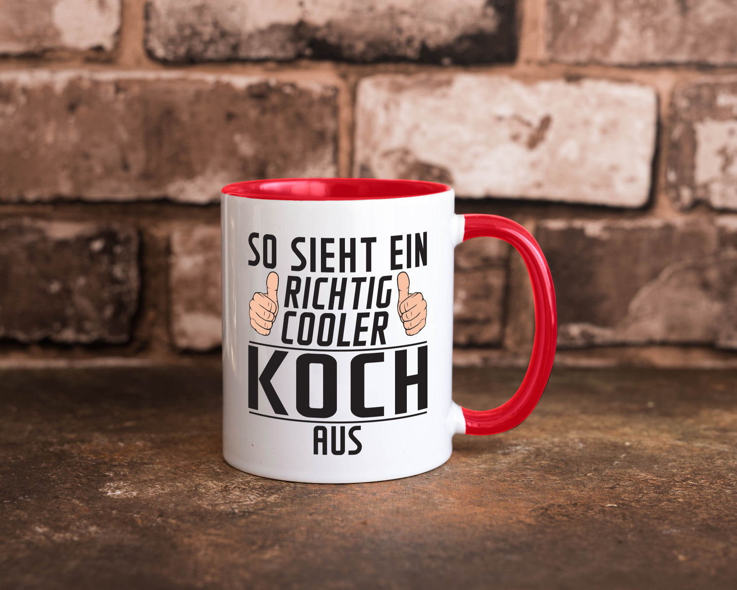 Richtig Cooler Koch | Chefkoch Humor Arbeit Kollegen Büro Geschenkidee Tasse