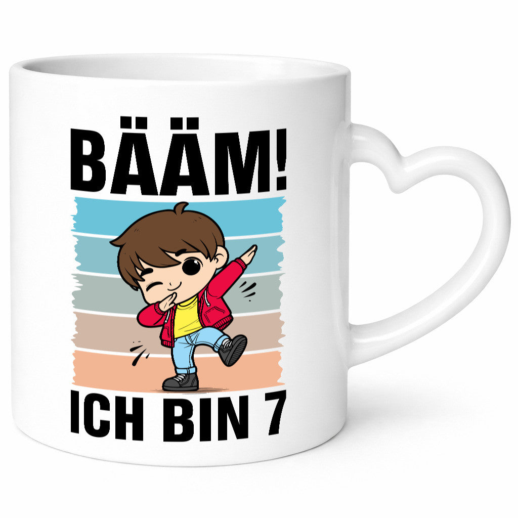 7. Geburtstag | Ich bin 7 Jahre Bäääm Dabbing Kind Humor Geschenkidee Tasse