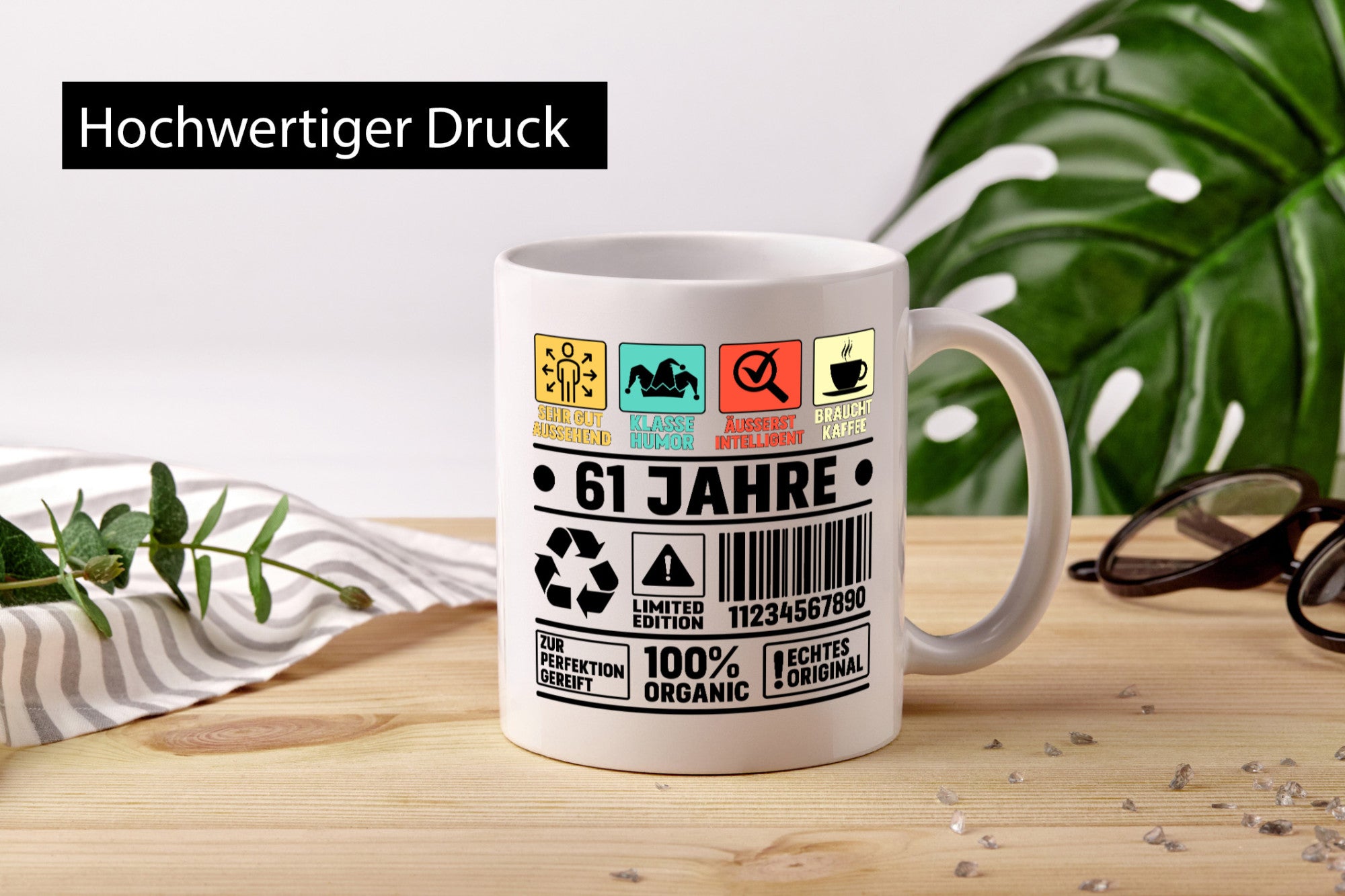 61. Geburtstag | 61 Jahre Humor Limited Edition lustig Geschenkidee Geschenk