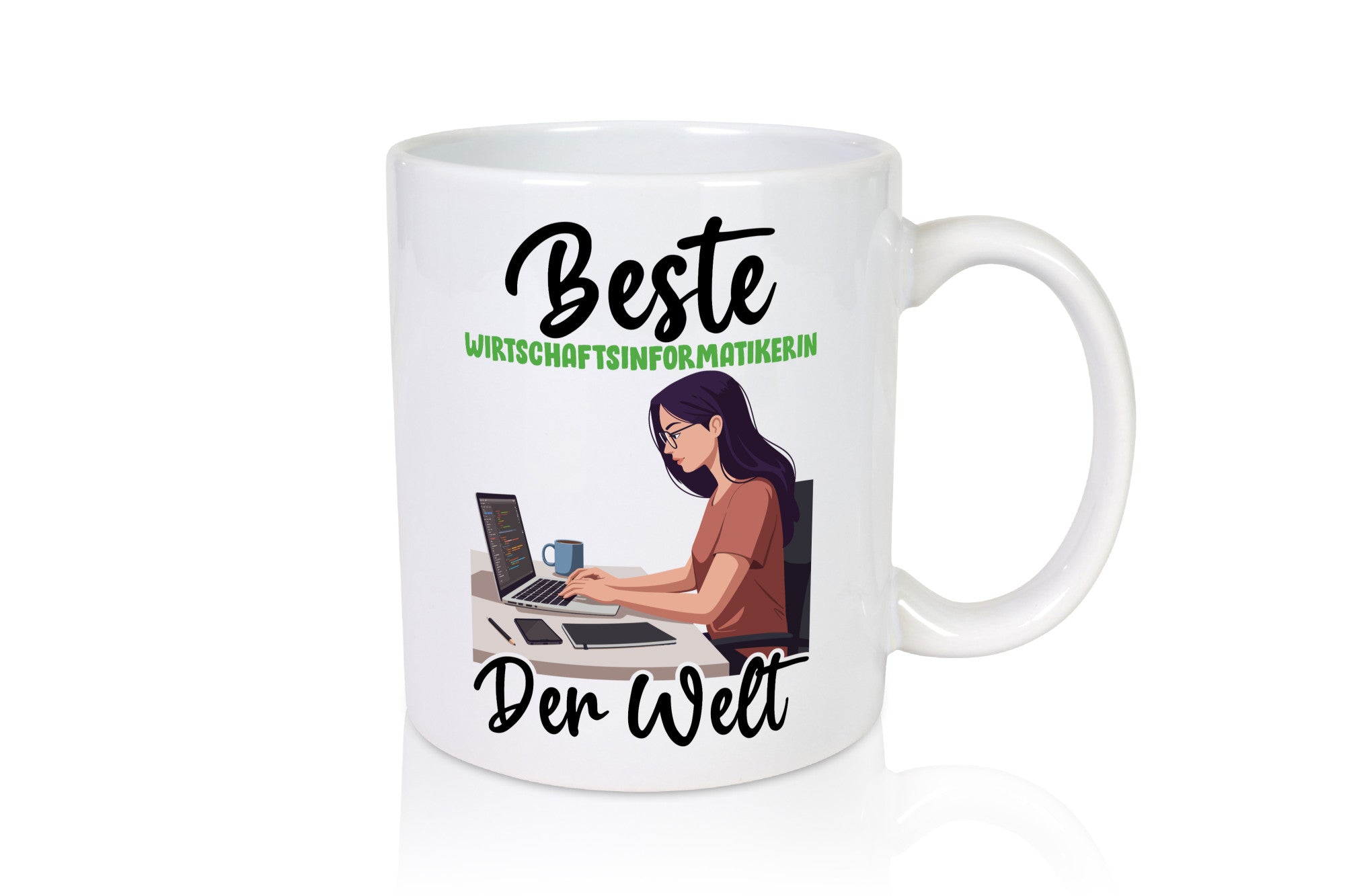 Beste Wirtschaftsinformatikerin | Informatikin Humor Geschenkidee Tasse
